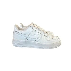 Nike Air Force 1 Low Triple White Kids Sneakers FV5951-111 Size 1Y